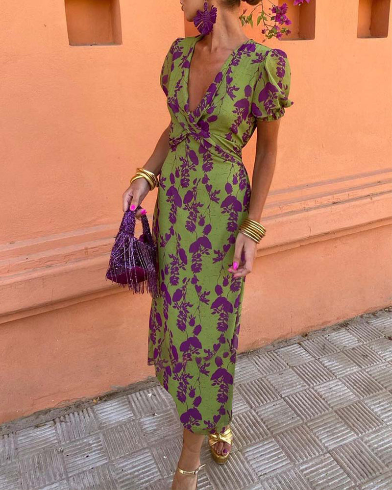 Ayesha - Elegant Floral Dress
