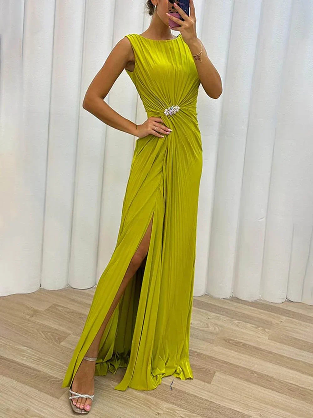 Isabella™ | Long Pleated Dress