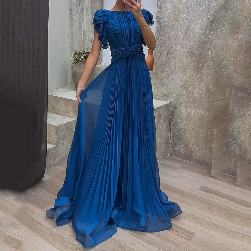 Emma™ | Pleated Evening Dress